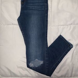 High rise super skinny jeans